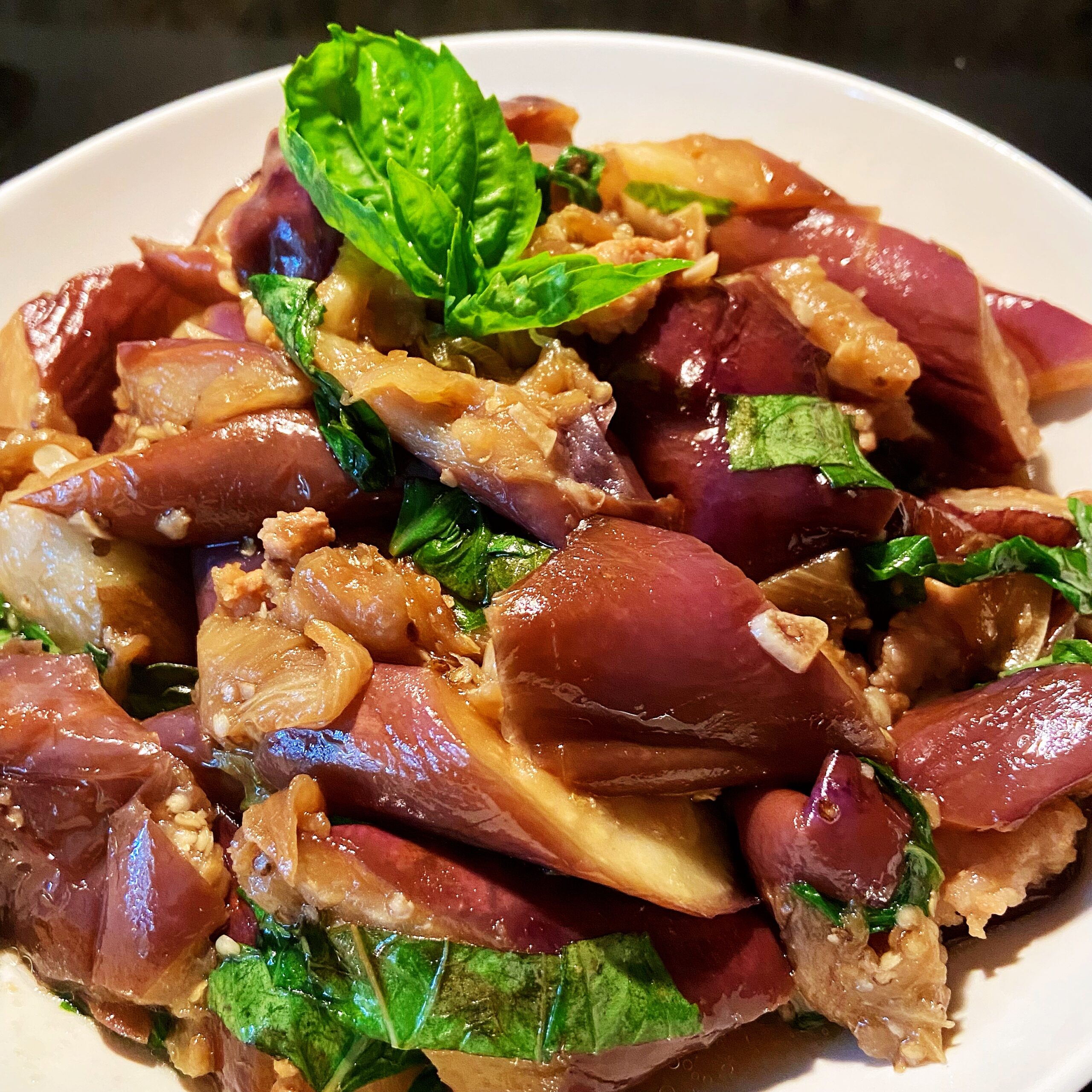 Basil eggplants AirGO recipes by EZCuisine