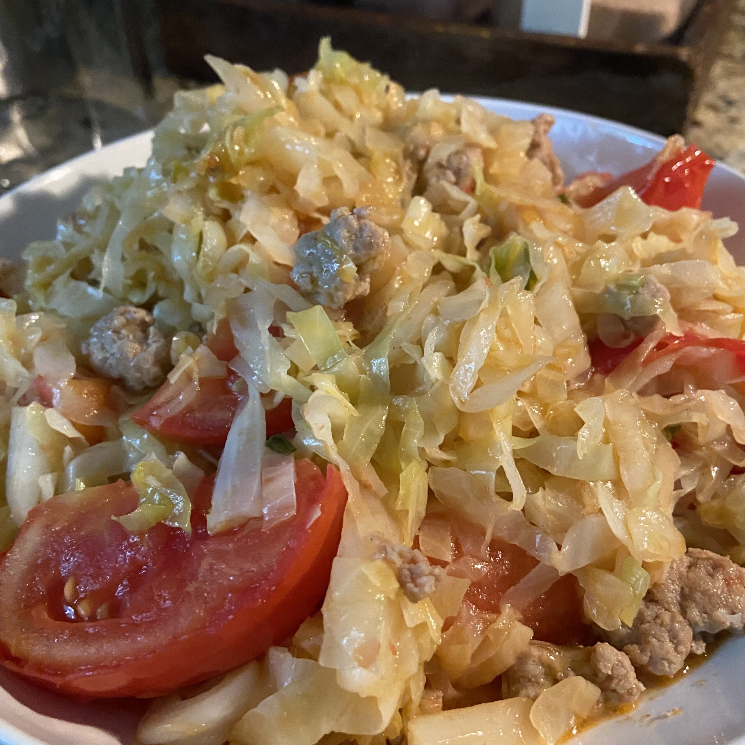 Tomato with Green Cabbage – AirGO recipes by EZCuisine