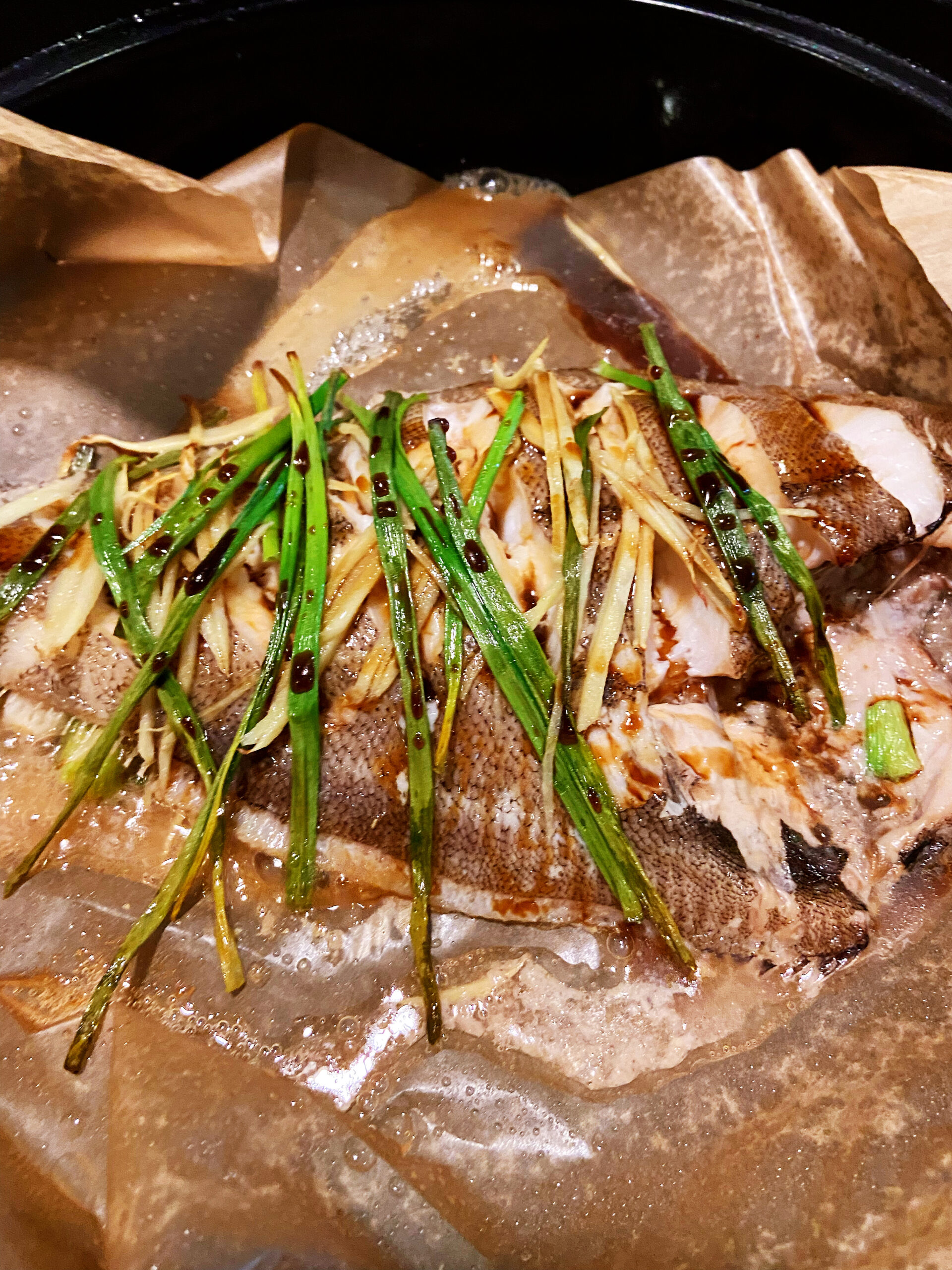 Ginger Onion Flounder – AirGO recipes by EZCuisine