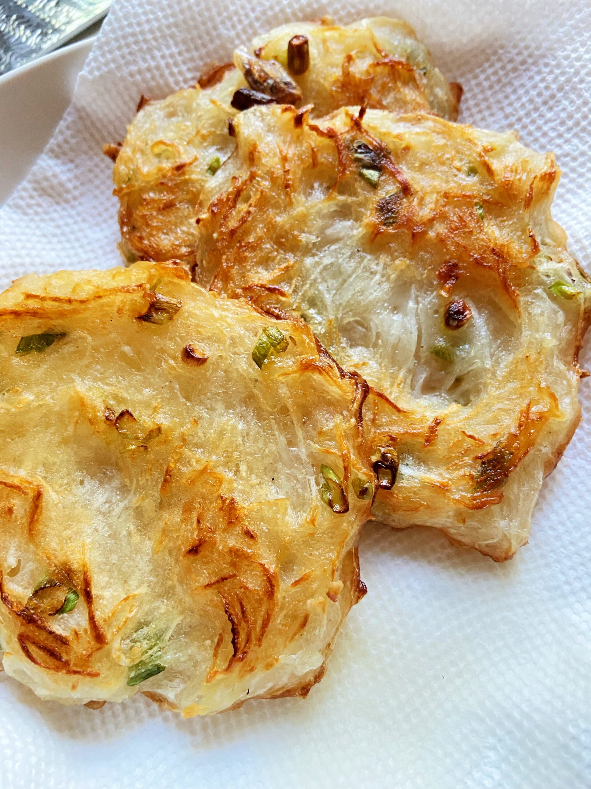Green Onion Daikon pancake – AirGO recipes by EZCuisine