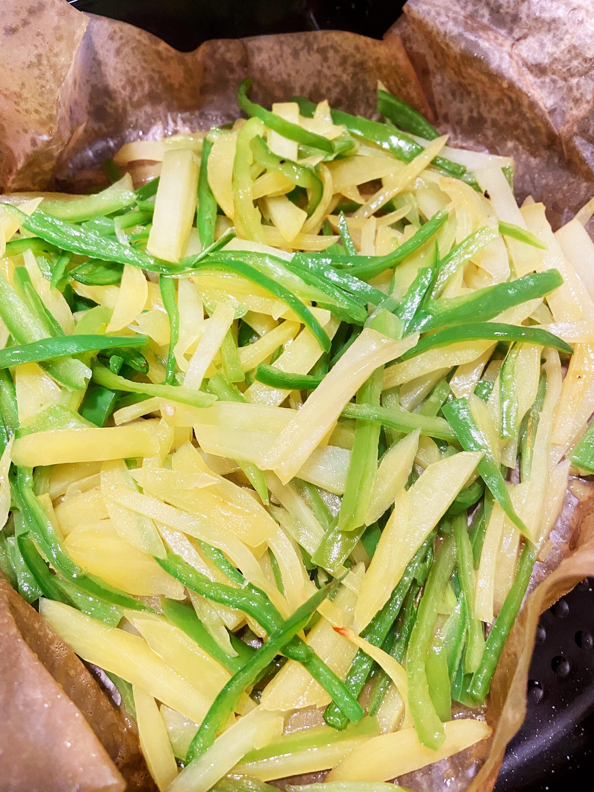 Rosted Anaheim Peppers and Potato – AirGO recipes by EZCuisine